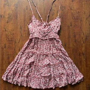 Floral Spaghetti Strap mini  Dress